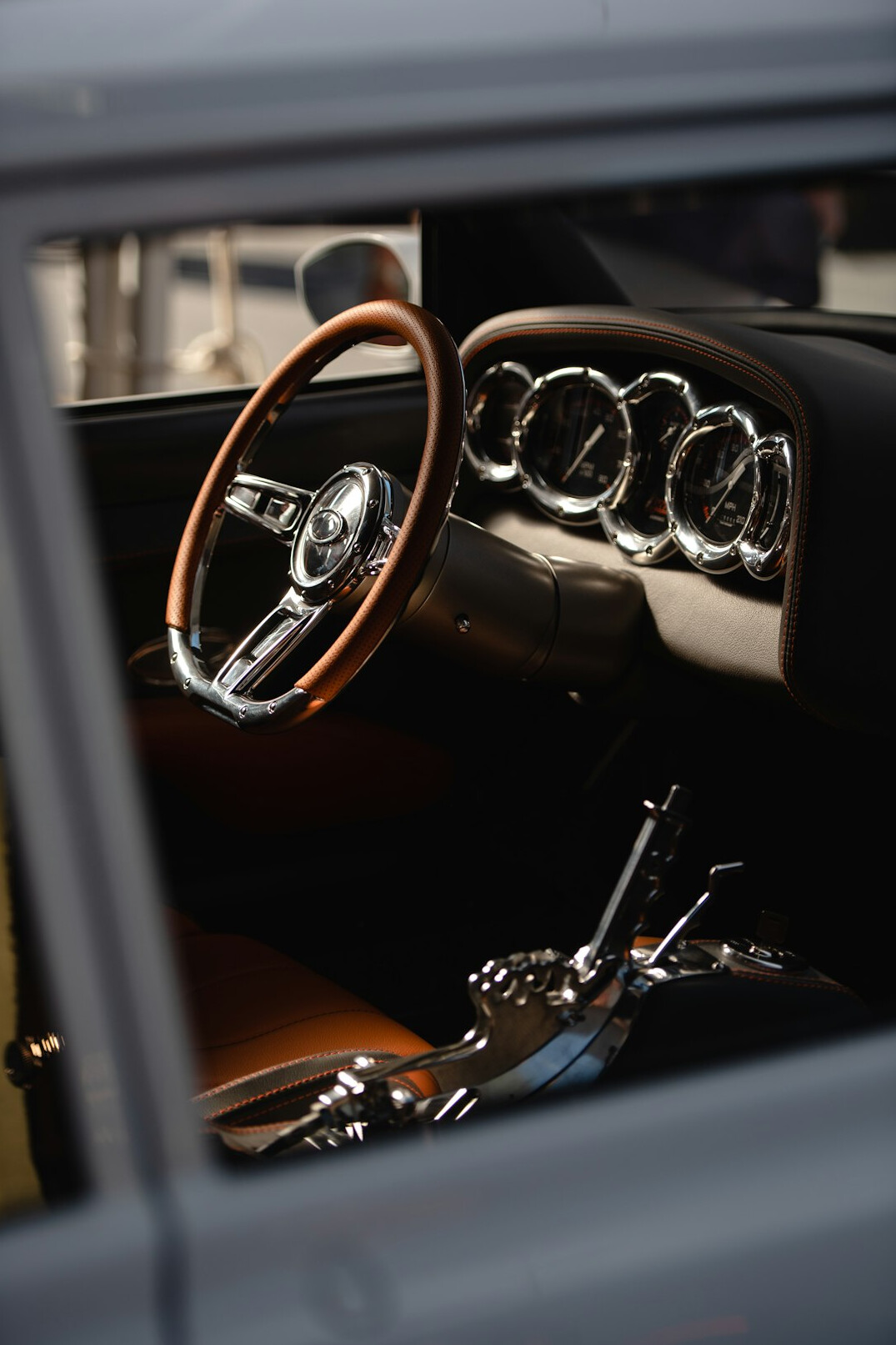 luxury car interior