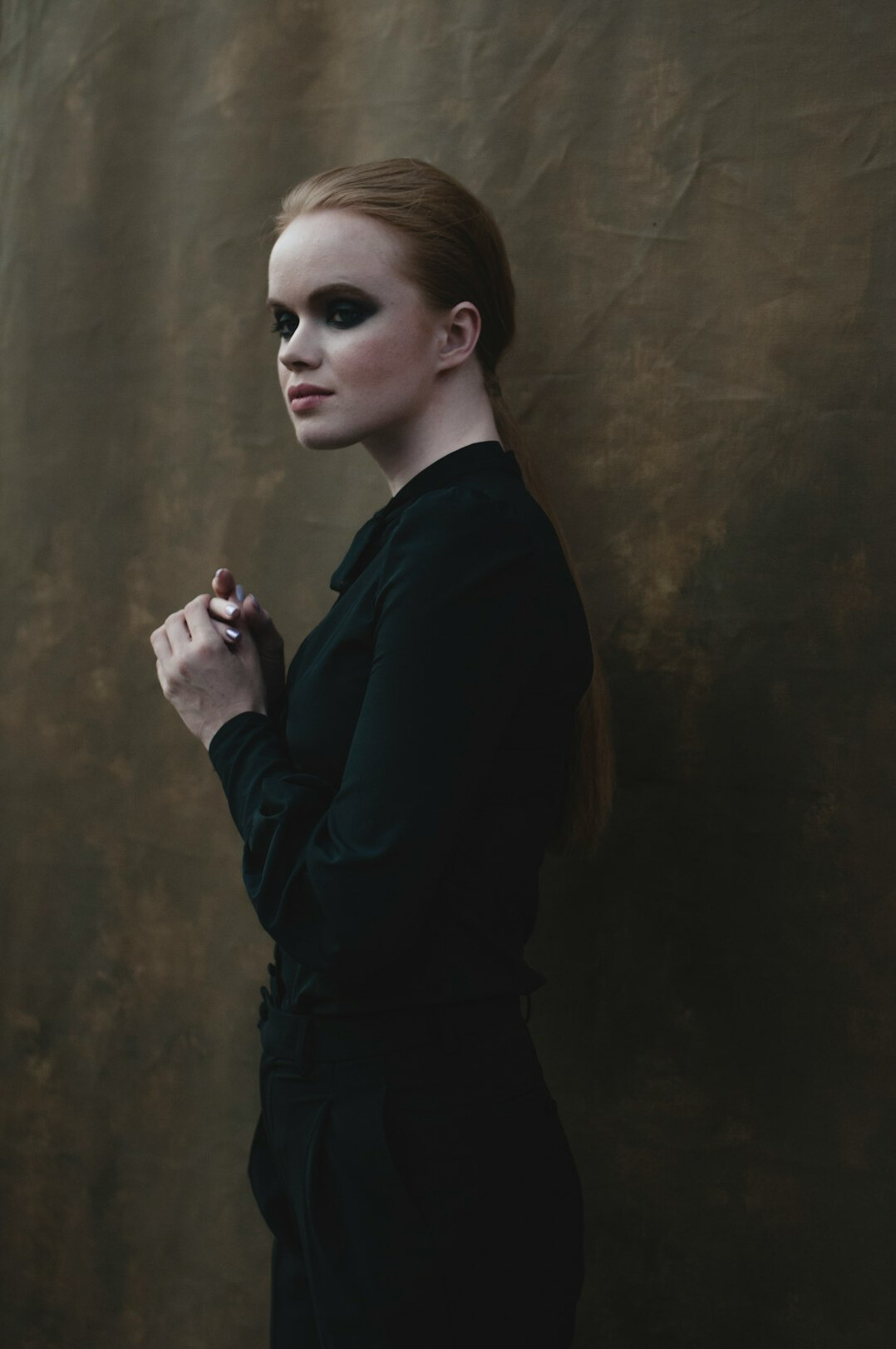 Studio portrait of a young Uruguayan female editorial director