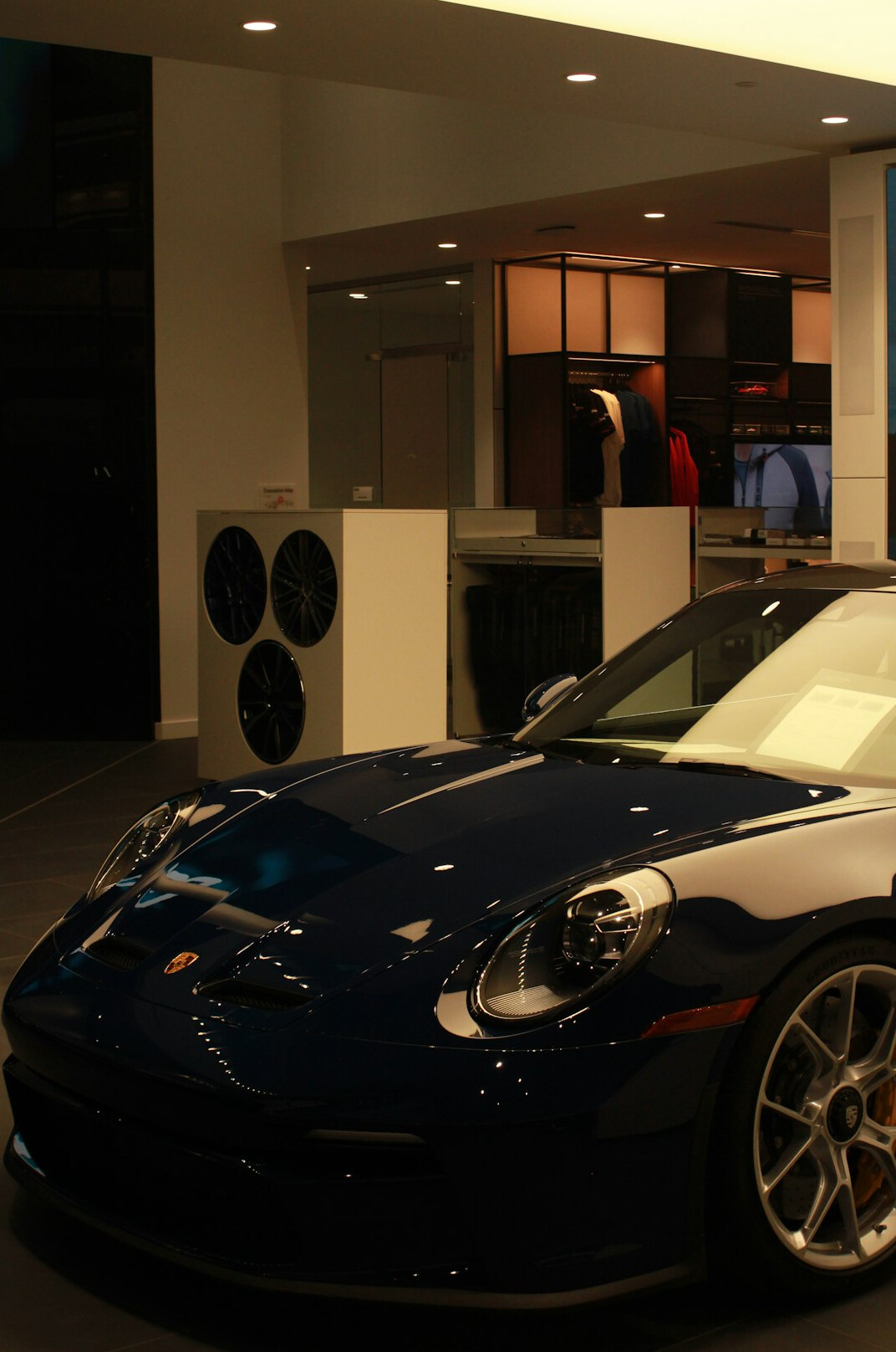 car showroom interior